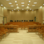 Δικαστικό μέγαρο Θεσσαλονίκης – διακοπή της δίκης για τη δολοφονία του Άλκη Καμπανού